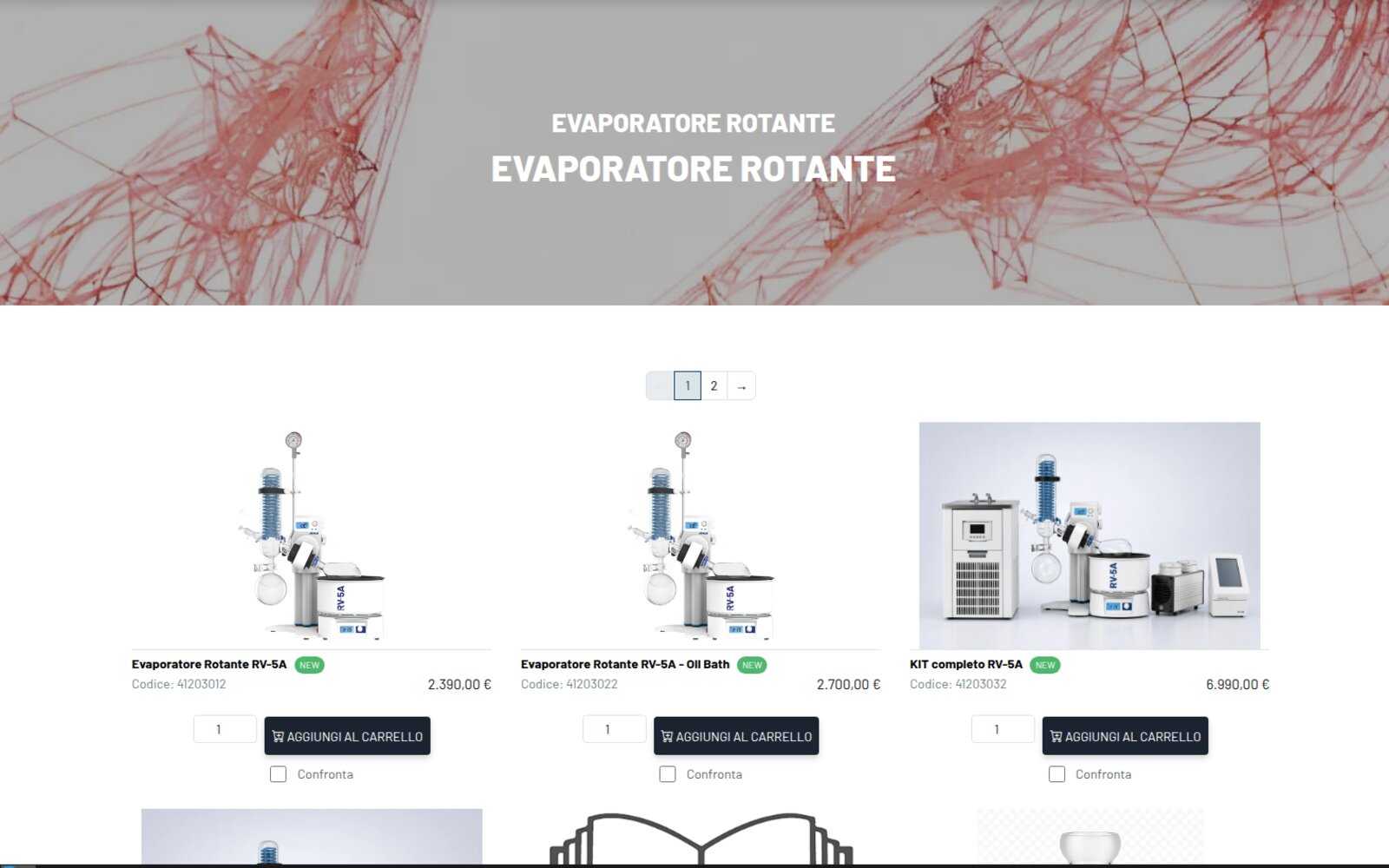 Catalogo prodotti con listini personalizzati